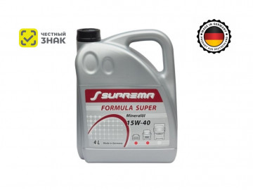 Минеральное Масло Formula Super 15W-40, 4л
