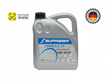 Полусинтетическое Масло Formula GT 10W-40 HC, 4л