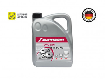 Трансмиссионное Масло Topgear 75W-90 HC GL4/Gl5, 5л